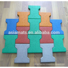 Colorful EPDM rubber tile paver